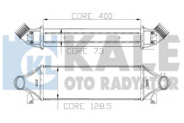 KALE OTO RADYATOR 126200 Інтеркулер