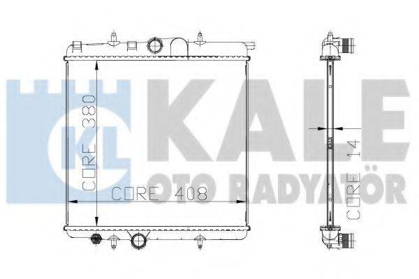 KALE OTO RADYATOR 216799 Радіатор, охолодження двигуна