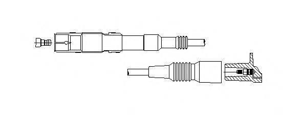 BREMI 11835 Провід запалювання