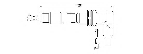 BREMI 132801 Вилка, свічка запалювання