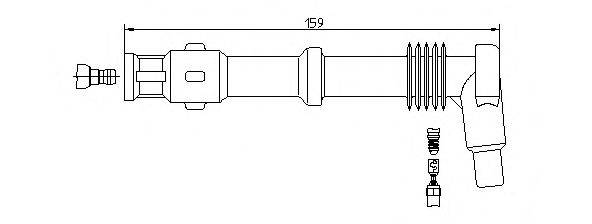 BREMI 132935 Вилка, свічка запалювання