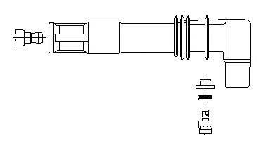 BREMI 13309A5 Вилка, свічка запалювання