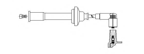 BREMI 1A08105 Провід запалювання