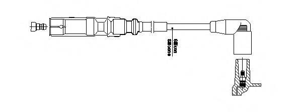 BREMI 1A32E26 Провід запалювання