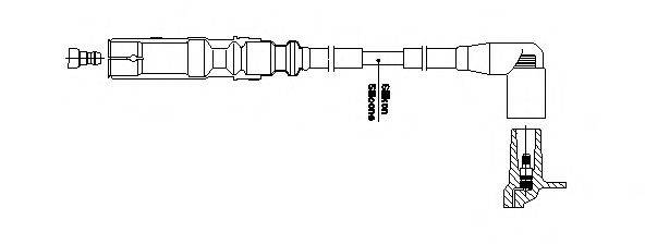 BREMI 1A32F49 Провід запалювання