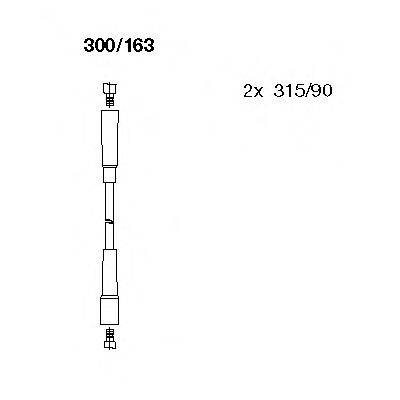 BREMI 300163 Комплект дротів запалювання