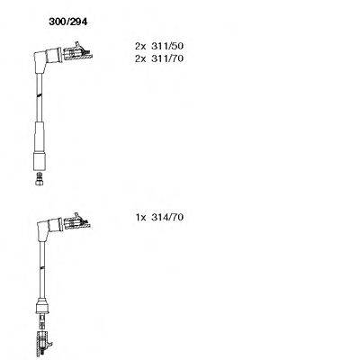 BREMI 300294 Комплект дротів запалювання