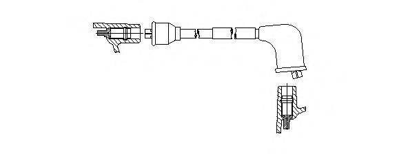 BREMI 619E55 Провід запалювання