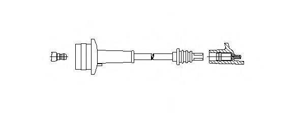 BREMI 6A4325 Провід запалювання