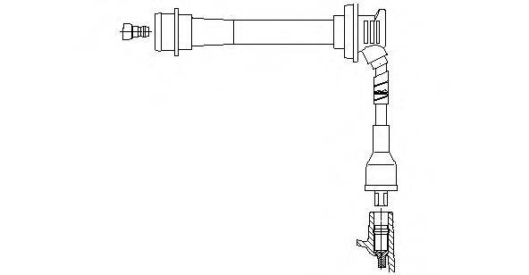 BREMI 6A48E44 Провід запалювання