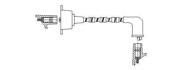 BREMI 6A52H58 Провід запалювання