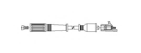 BREMI 72547 Провід запалювання