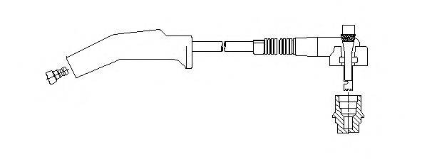 BREMI 816E85 Провід запалювання