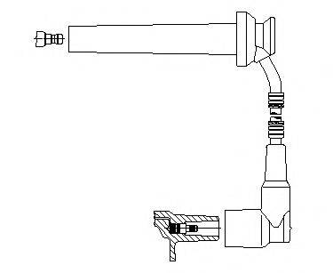 BREMI 8A15F29 Провід запалювання