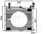 PARTS-MALL PXNCM007 Конденсатор, кондиціонер