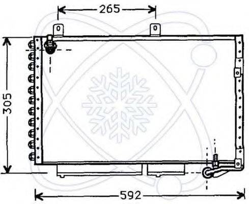 ELECTRO AUTO 30B0037 Конденсатор, кондиціонер