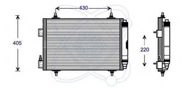 ELECTRO AUTO 30C0002 Конденсатор, кондиціонер