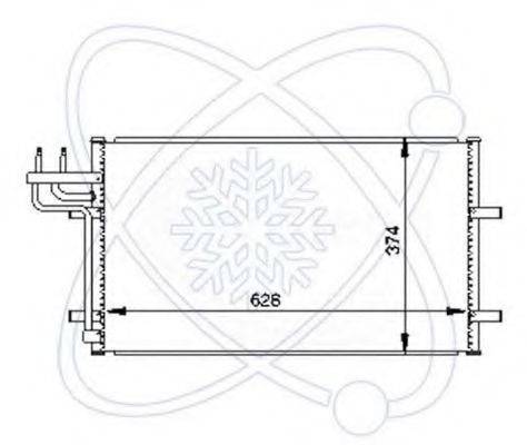 ELECTRO AUTO 30G0033 Конденсатор, кондиціонер