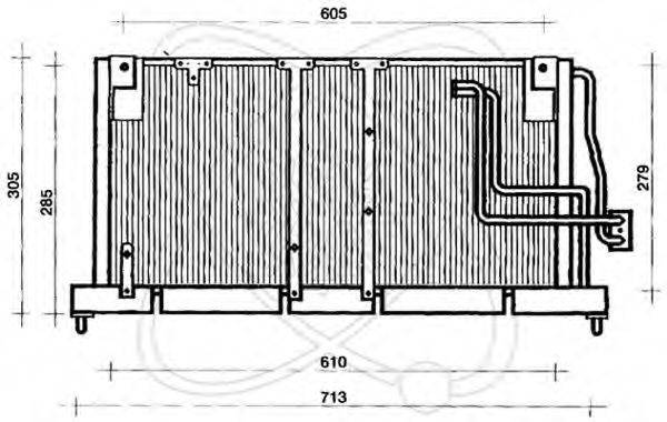 ELECTRO AUTO 30O0008 Конденсатор, кондиціонер