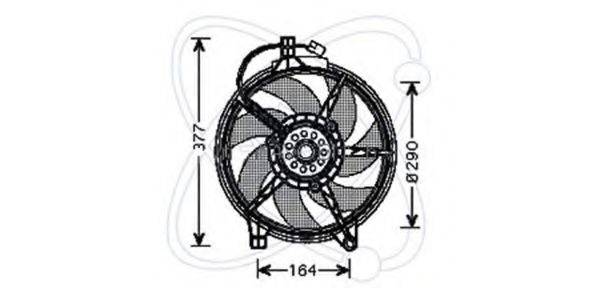 ELECTRO AUTO 32VM009 Вентилятор, охолодження двигуна