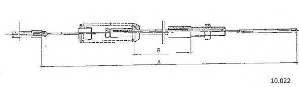 CABOR 10022 Тросик газу