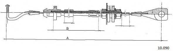 CABOR 10090 Тросик газу