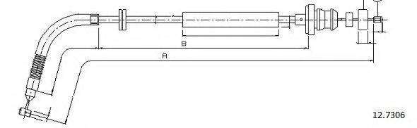 CABOR 127306 Тросик газу