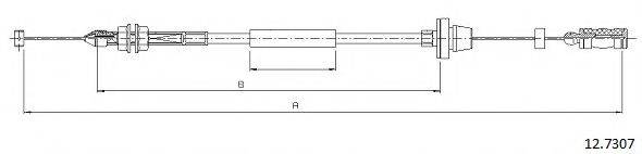 CABOR 127307 Тросик газу