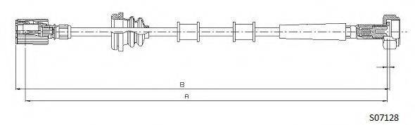 CABOR S07128 Трос спідометра