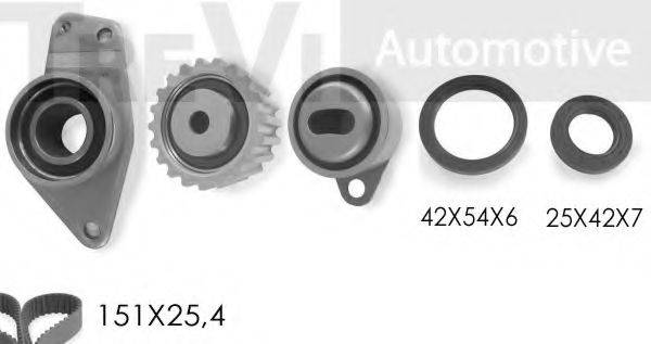 TREVI AUTOMOTIVE KD1018S Комплект ременя ГРМ