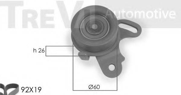 TREVI AUTOMOTIVE KD1032 Комплект ременя ГРМ