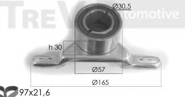 TREVI AUTOMOTIVE KD1068 Комплект ременя ГРМ