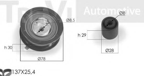 TREVI AUTOMOTIVE KD1097 Комплект ременя ГРМ