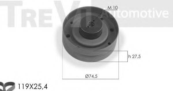 TREVI AUTOMOTIVE KD1110 Комплект ременя ГРМ