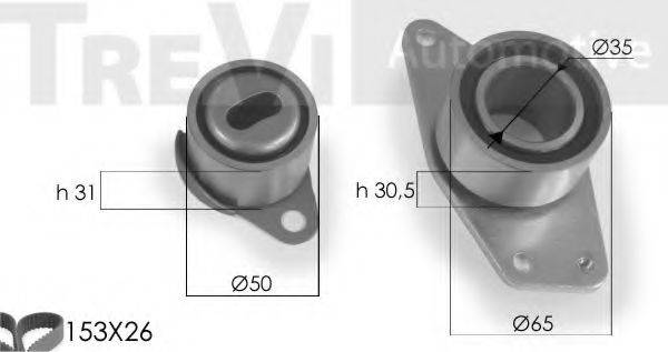 TREVI AUTOMOTIVE KD1172 Комплект ременя ГРМ