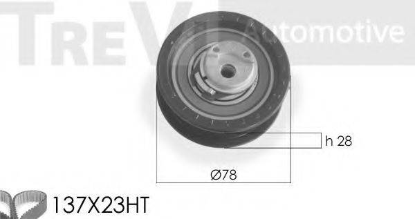 TREVI AUTOMOTIVE KD1175 Комплект ременя ГРМ