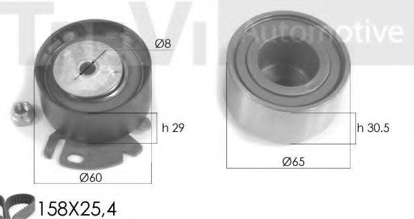 TREVI AUTOMOTIVE KD1183 Комплект ременя ГРМ