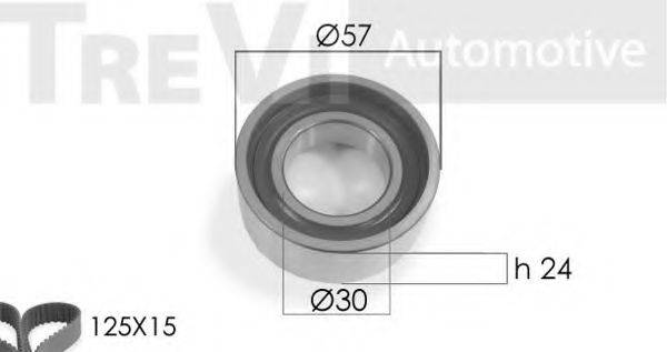 TREVI AUTOMOTIVE KD1205 Комплект ременя ГРМ