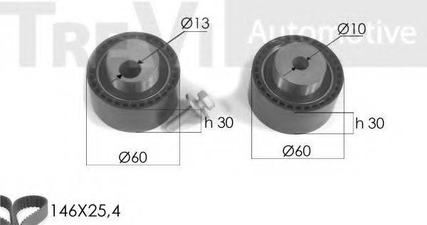 TREVI AUTOMOTIVE KD1211 Комплект ременя ГРМ