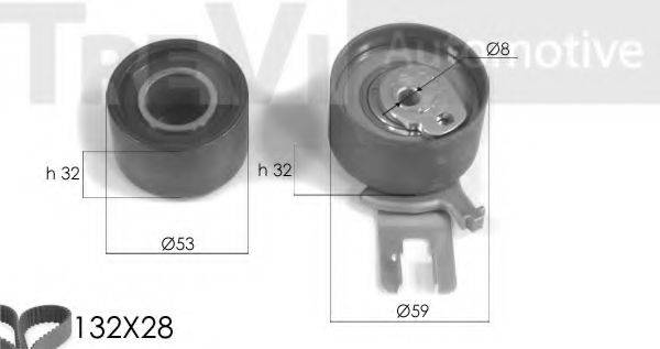 TREVI AUTOMOTIVE KD1235 Комплект ременя ГРМ