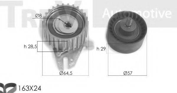 TREVI AUTOMOTIVE KD1255 Комплект ременя ГРМ