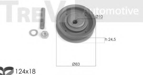 TREVI AUTOMOTIVE KD1263 Комплект ременя ГРМ