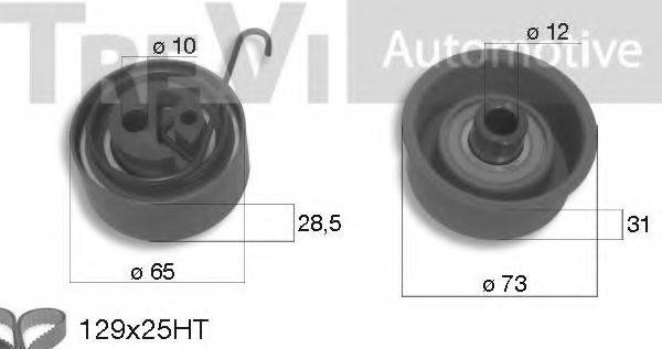 TREVI AUTOMOTIVE KD1271 Комплект ременя ГРМ