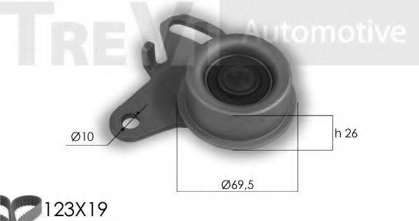 TREVI AUTOMOTIVE KD1272 Комплект ременя ГРМ