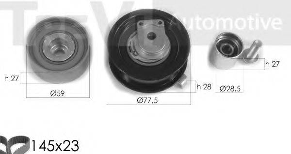 TREVI AUTOMOTIVE KD1312 Комплект ременя ГРМ