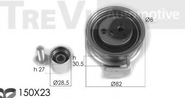 TREVI AUTOMOTIVE KD1327 Комплект ременя ГРМ