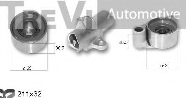 TREVI AUTOMOTIVE KD1342 Комплект ременя ГРМ