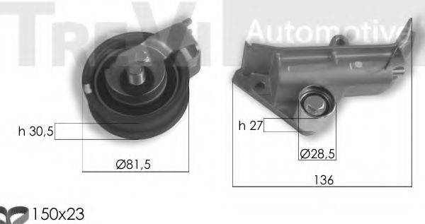 TREVI AUTOMOTIVE KD1345 Комплект ременя ГРМ