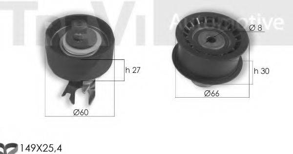 TREVI AUTOMOTIVE KD1352 Комплект ременя ГРМ