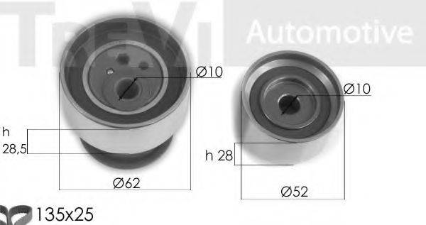 TREVI AUTOMOTIVE KD1379 Комплект ременя ГРМ